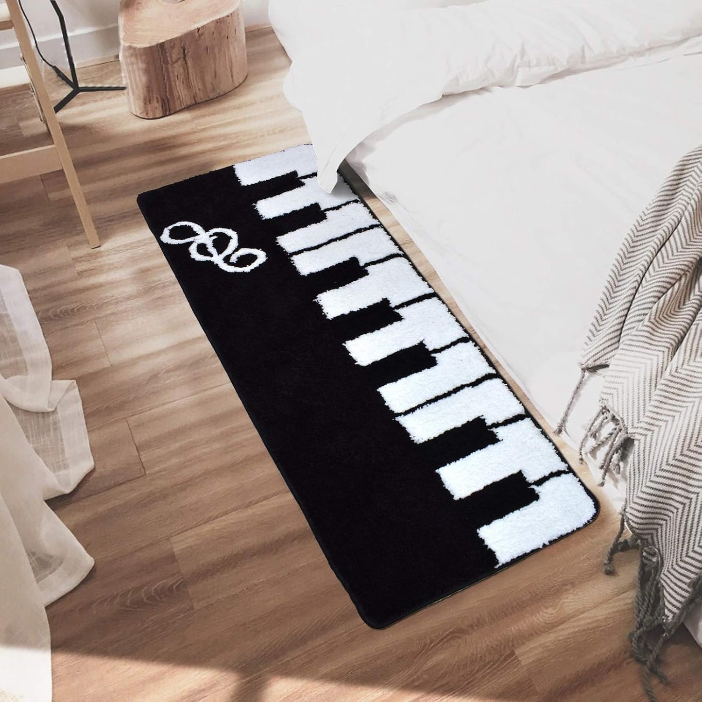 Alfombra piano 20x48" moderna antiderrap lavable