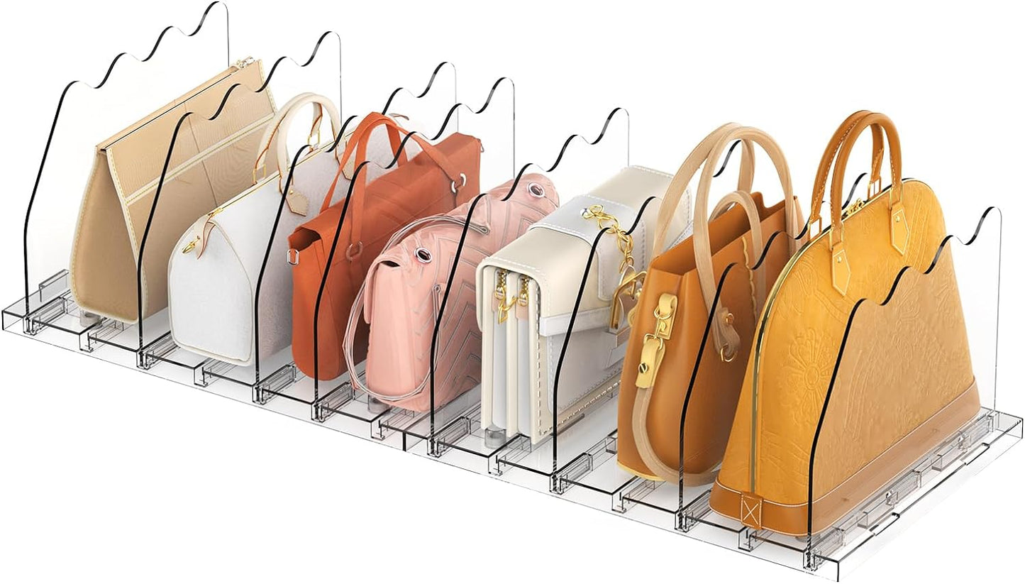 Organiz. bolsas armario transparente pack 2