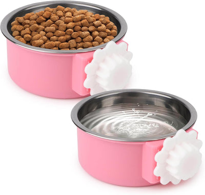 Jaula agua perros cuencos acero inox duraderos para mascotas