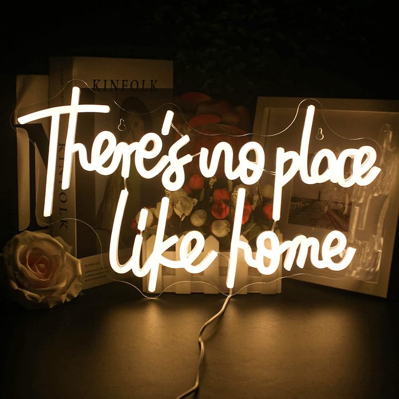 Letrero neón USB led blanco cálido para decoración
