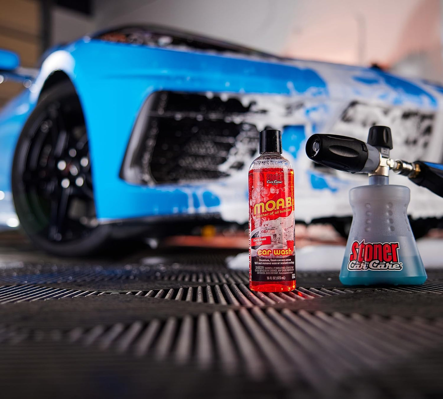 Lavado auto alta espuma M.O.A.B. seguro cera y sellador
