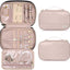 Estuche organiz. joyas collares aretes anillos rosa