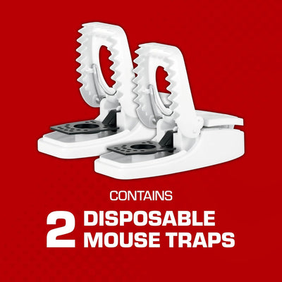 Trampa ratones Press N Set plástico resorte 2 pzas