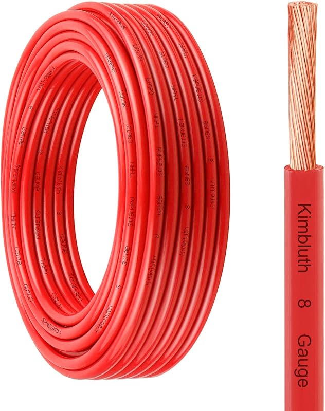 Cable THHN 8 AWG 25 ft cobre trenzado uso residencial