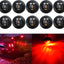 10 Luces LED Rojas 12V Impermeables para Remolque