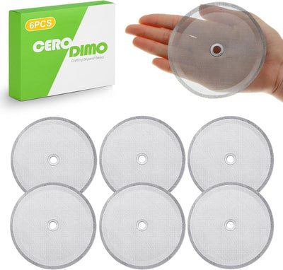 6 Pzas Filtro para Prensa Francesa Acero Inox 4pulg 34oz
