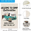 Bandera de camping Shut the Hell Up para remolque