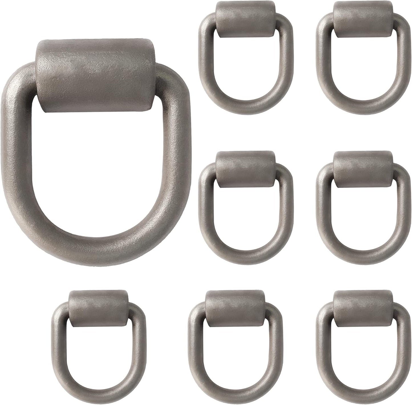 8 Anillos D Forjados Soldados 1/2pulg Anclajes Remolque