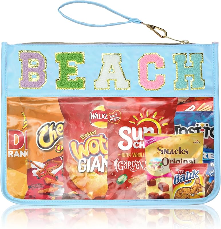 Bolsas transparentes con cremallera para aperitivos