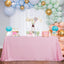 Mantel lentejuelas rosa 90x90pulg para bodas y fiestas