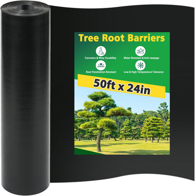 Barrera raíz bambú 50ft x 24pulg resistente paisaje