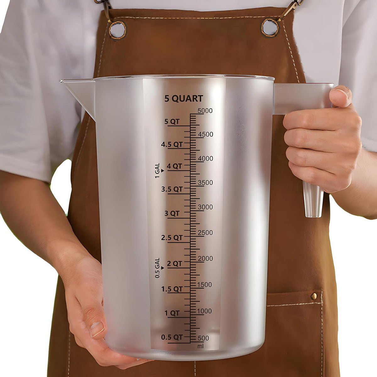 Taza plástico medición químicos piscina jarra mezclar líquidos