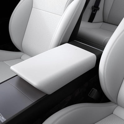 Funda reposabrazos consola Tesla Model Y y 3 blanco