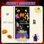 Cubierta puerta Halloween decoración fiesta bruja