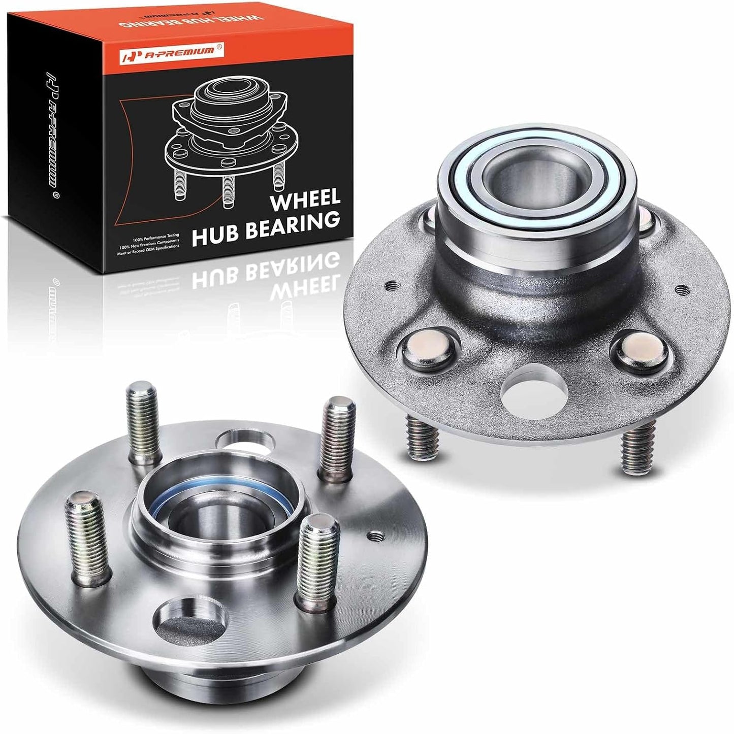 2 Rodamientos Rueda Trasera Cubo 4 Lengüetas Honda Civic