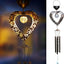 Campanillas viento solares led decorativas para exteriores