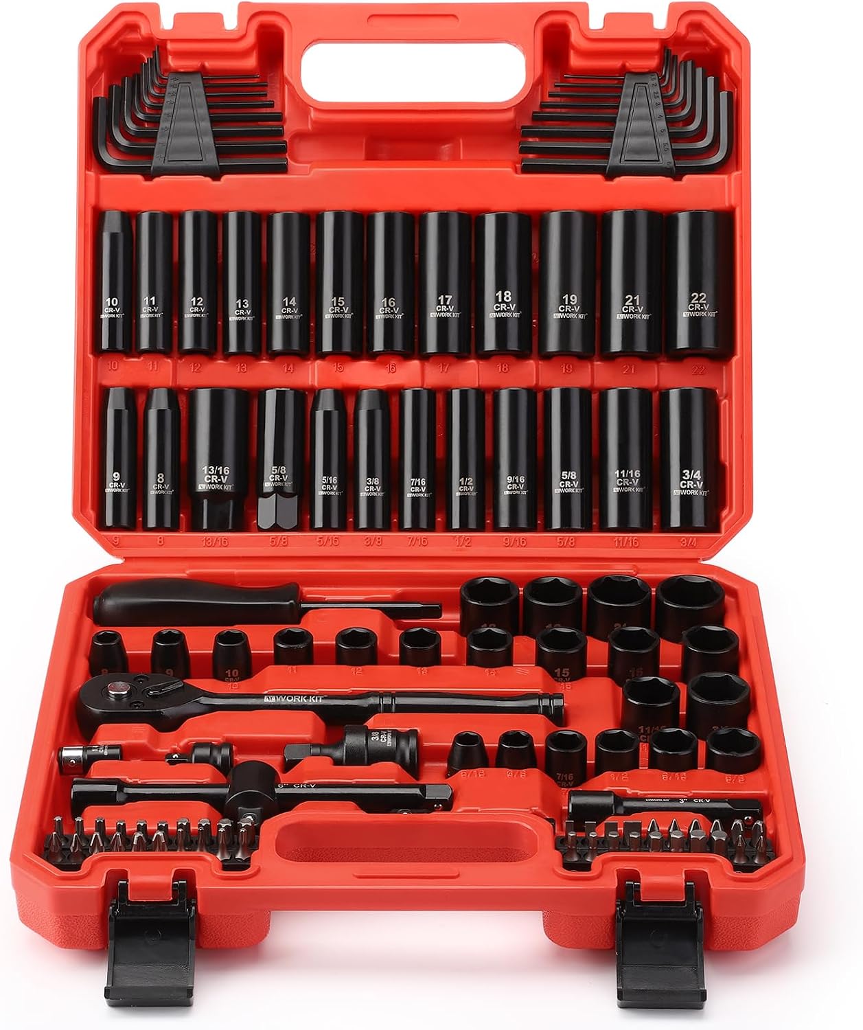 Set 111 Pzas Herramientas Mecánicas Métricas y SAE