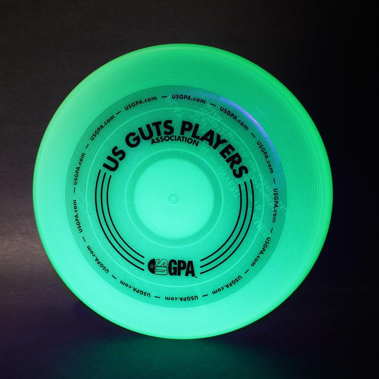 Disco volador Glow Guts Pro que brilla en la oscuridad