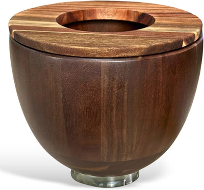 Tazón de madera con tapa a prueba de salpicaduras compatible KitchenAid 4.5 y 5 cuartos