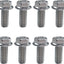 Pernos placa deslizante comp Toyota 4Runner Tacoma 0.472pulg acero inox 8pzas