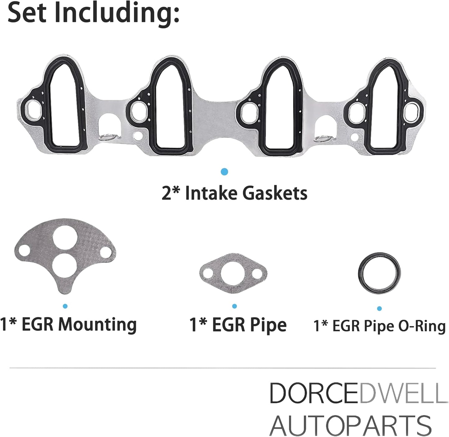 Set juntas colector admisión Chevy Silverado Tahoe GMC
