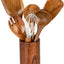 7 Pzas Utensilios Cocina Madera Acacia Con Soporte