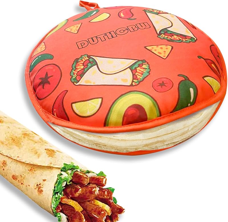 Calentador tortillas grande bolsa tela aislada 1 hora
