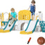 Set tobogán y columpio 8en1 para niños 1-3 años