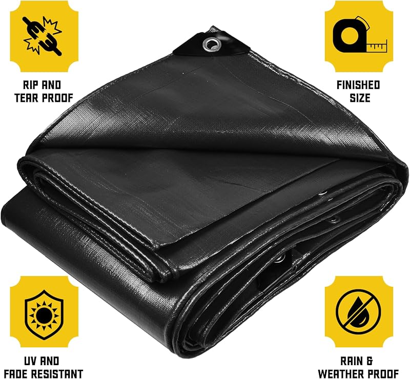 Lona polietileno 20mil impermeable UV resistente