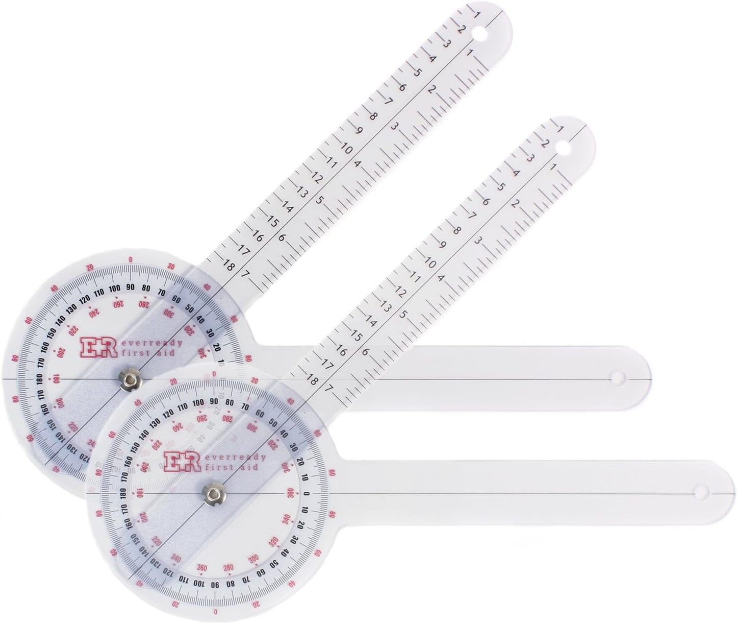 Goniómetro plástico 12pulg ISOM 360 grados 2unid