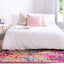 Alfombra rectangular 4x6ft moderna abstracta multi/azul