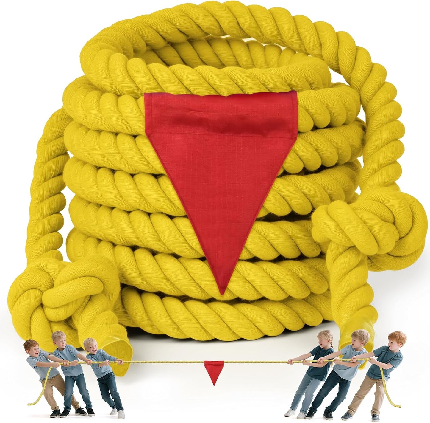 Cuerda tira y afloja 40ft algodón suave para set en familia