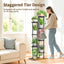 Soporte plantas 7 niveles negro metal resistente torre vertical