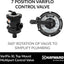 Válvula control montaje superior Pro Series negro