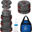 Set cocina camping 4 pzas tetera olla sartén cuenco
