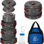 Set cocina camping 4 pzas tetera olla sartén cuenco