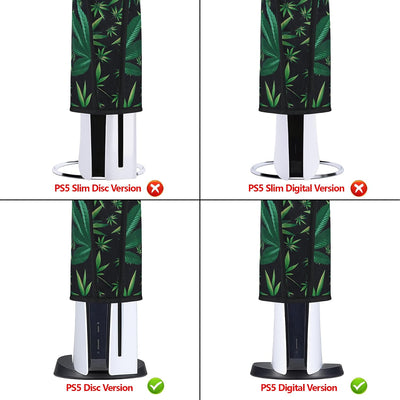 Cubierta antipolvo PS5 funda impermeable antiarañazos verde