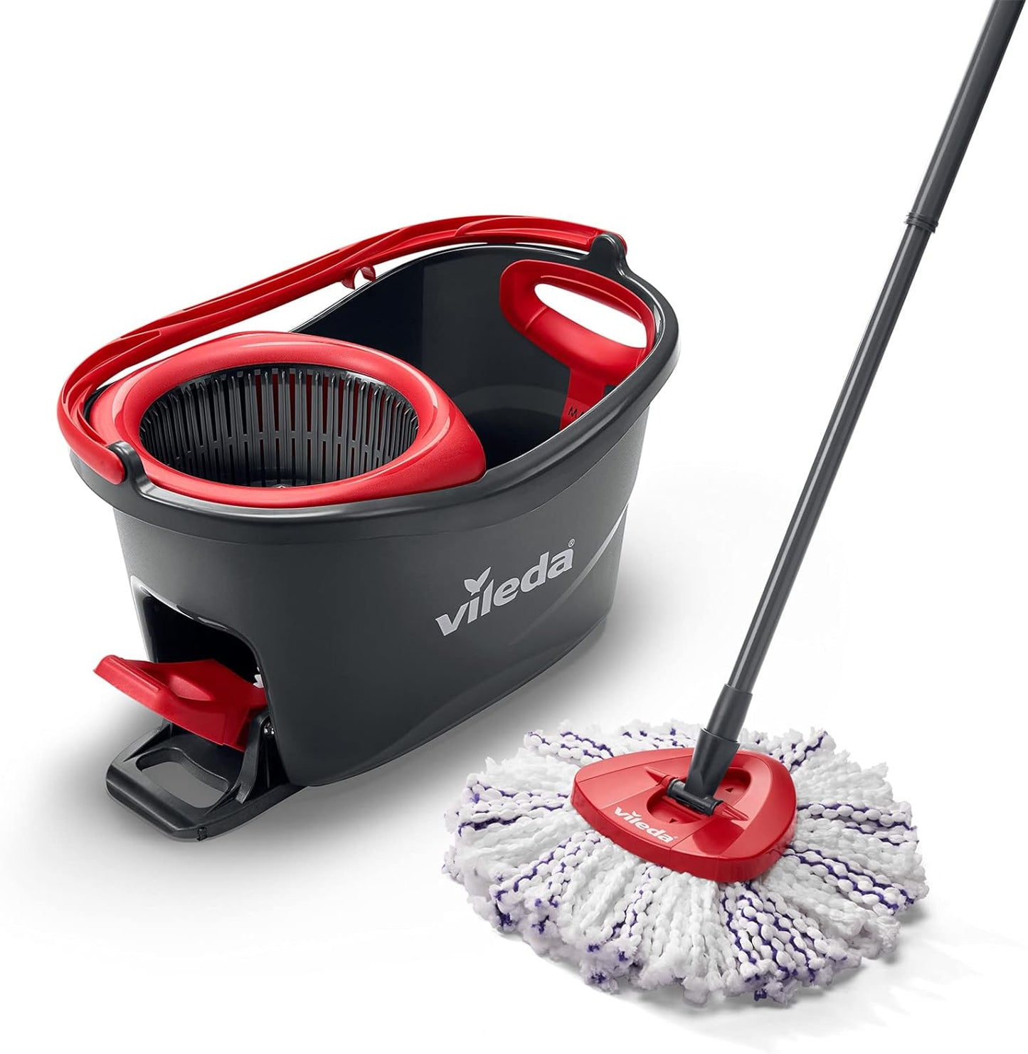 Turbo 3en1 trapeador giratorio microfibra con cubo