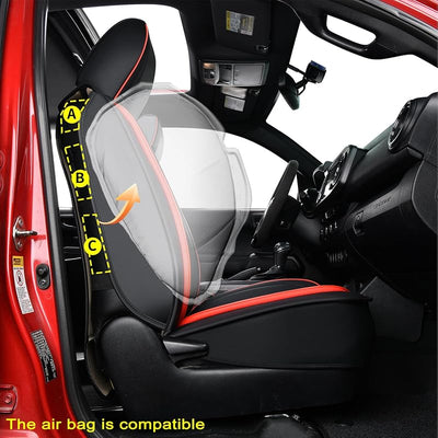 Fundas asiento cuero sintético Tacoma 2005-23 doble y cabina