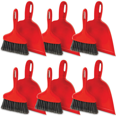 Sartén antipolvo 10pulg rojo set 6