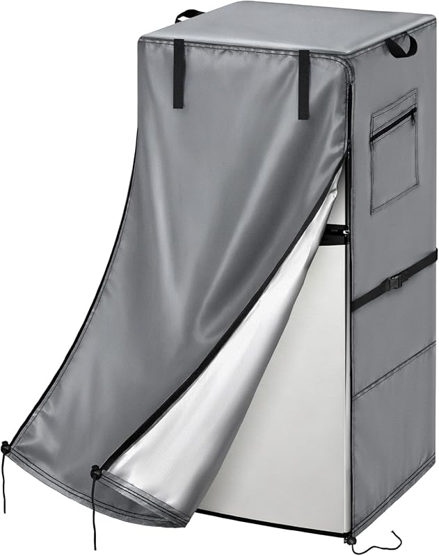 Funda refrigerador 36x30x71" gris impermeable