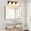 Accesorios iluminación baño 3 luces doradas y negras E26