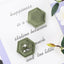 Caja anillos terciopelo vintage doble tapa desmontable verde