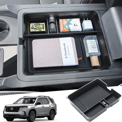 Organizador consola Honda Pilot 23-26 ABS negro