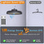 Luz LED UFO 200W 5000K con sensor movimiento
