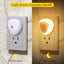 Luz nocturna led enchufable sensor atardecer para niños