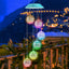 Bolas solares decorativas para exteriores luces de Navidad