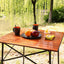 Mesa Cuadrada Plegable Aluminio 4 Personas con Bolsa