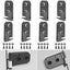 Kit bisagra puerta Jeep Wrangler JL 2018-26 8 Uds