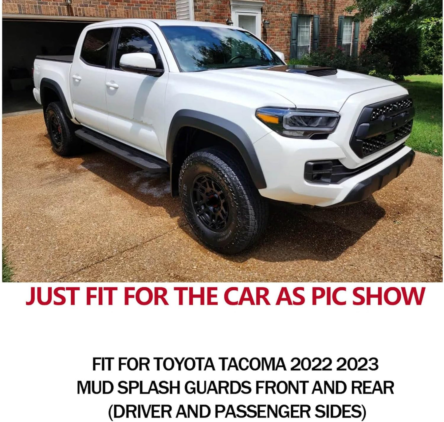 Set 4 Aletas Guardabarros Toyota Tacoma 22-23